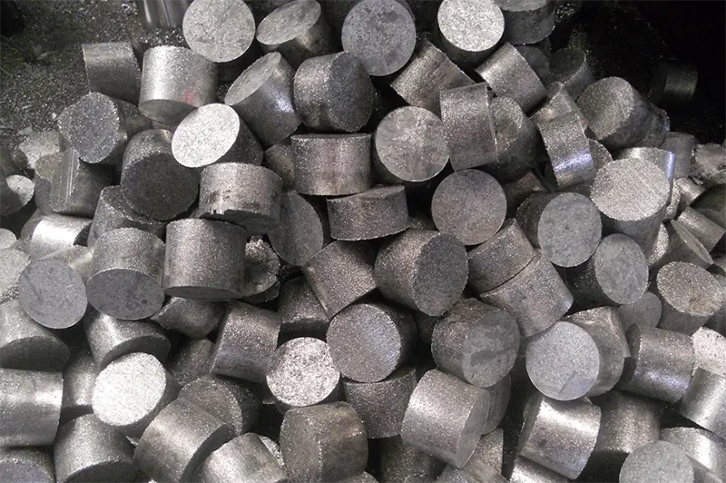 After Pressing (High Density Briquettes)